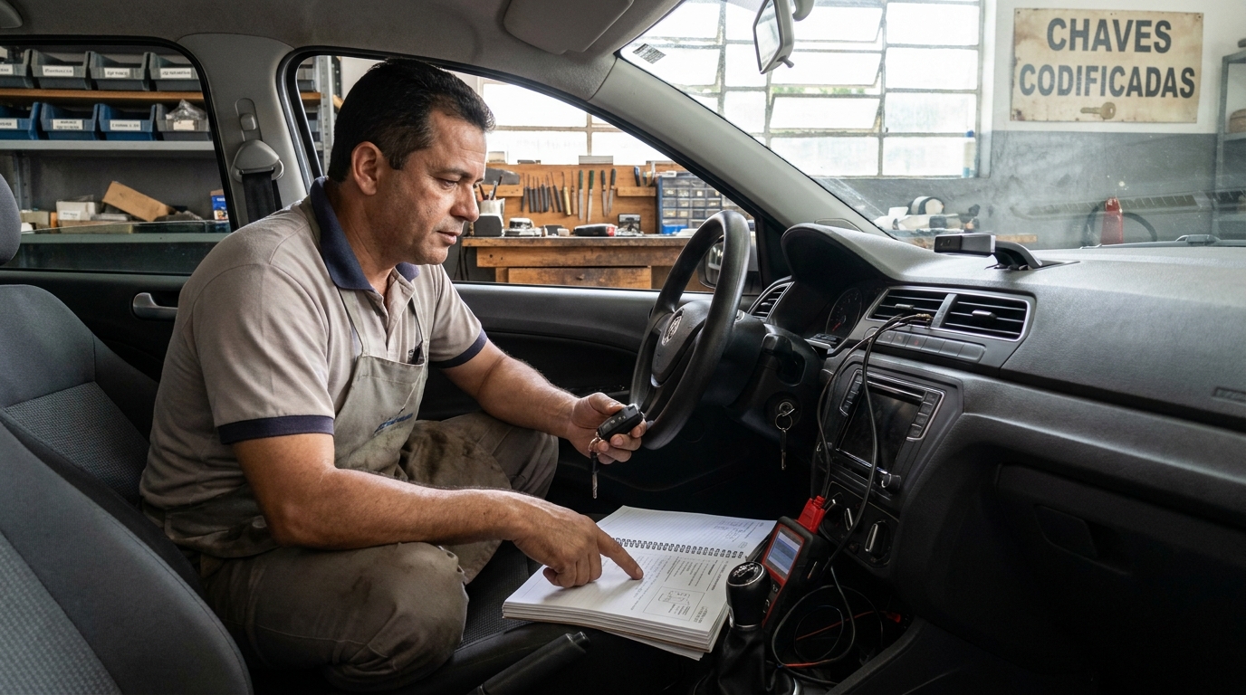 Chave Codificada profissional no Rami, Jundiaí‑SP