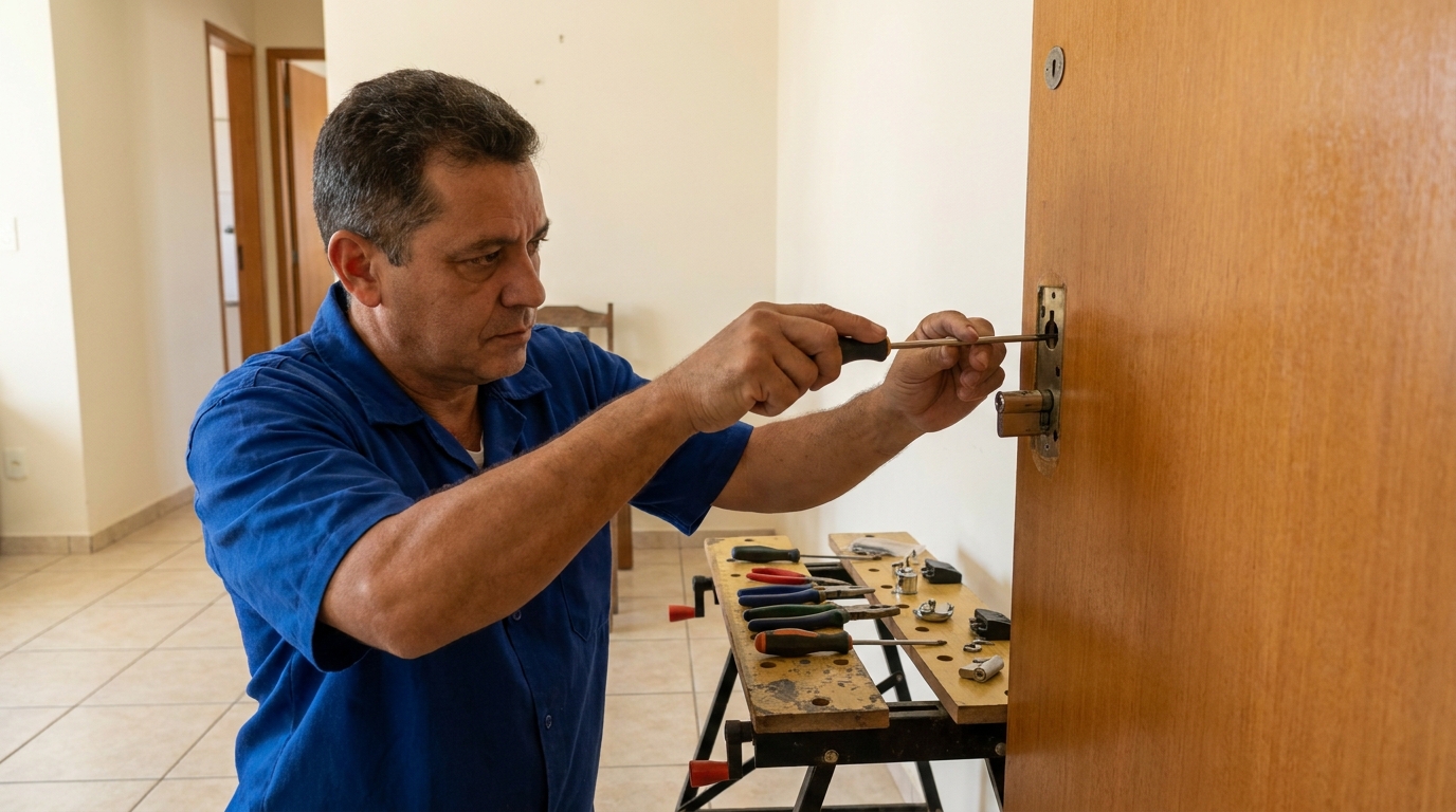 Troca de Segredo Residencial 24 horas no Poste, Jundiaí‑SP